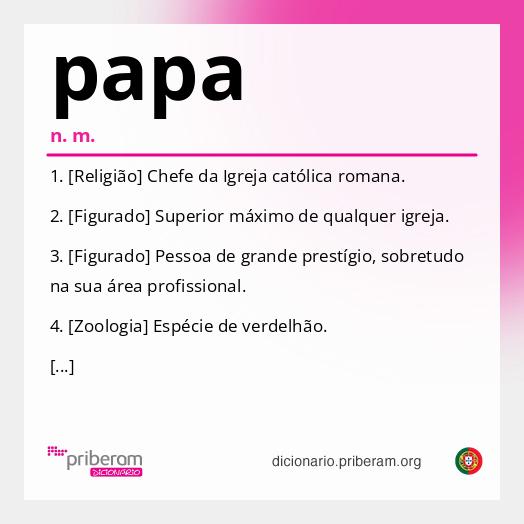 Significado de papa